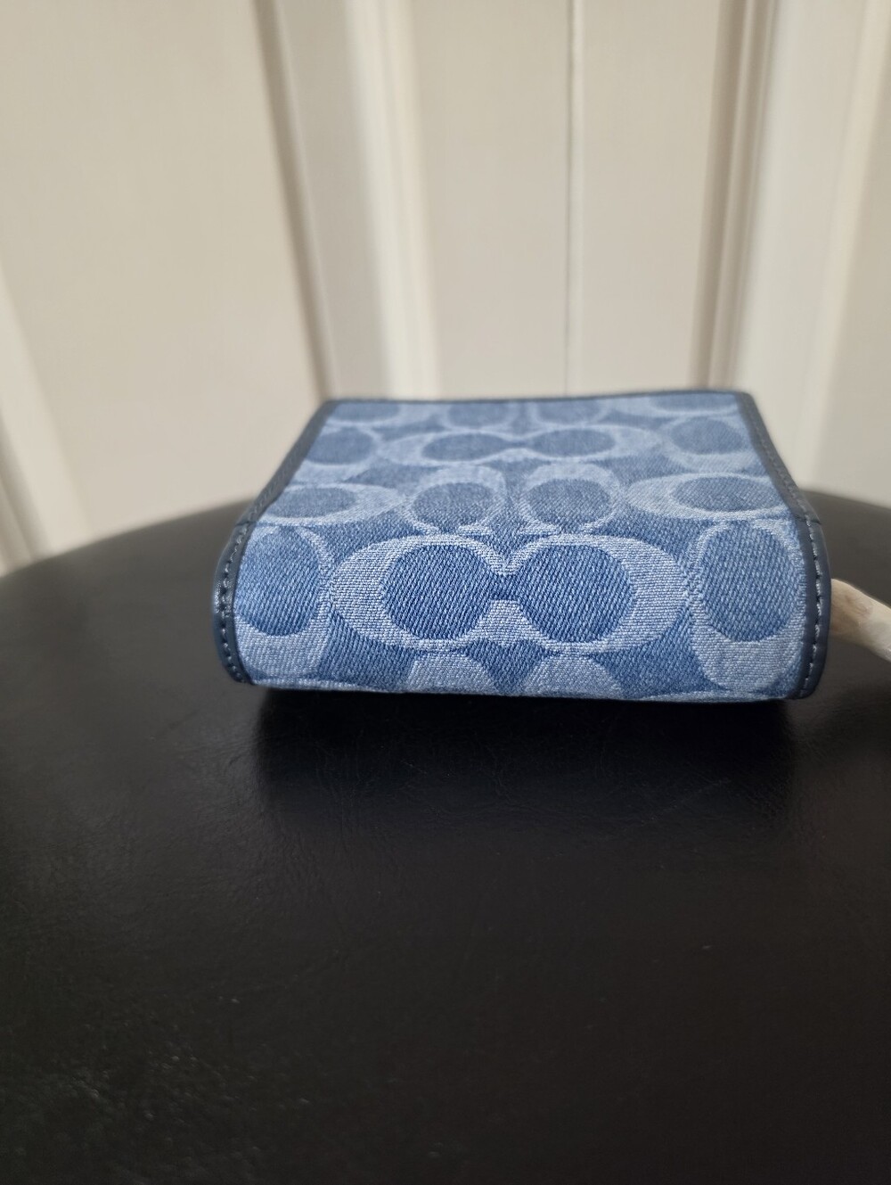 NEW Coach Snap Wallet In Signature Denim - Picture 3 of 6